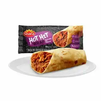 Wrap costelinha com barbecue seara hot hit pacote 100g