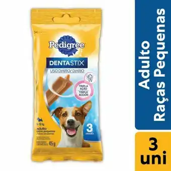 Coocerqui Petisco para cães adultos pedigree dentastix raças pequenas 3un oferta