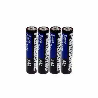 Coocerqui Pilha aaa panasonic super hyper palito 4 un oferta