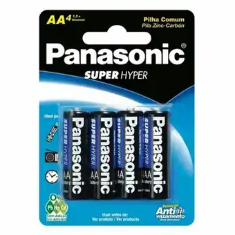 Coocerqui Pilha panasonic super hyper pequena 4un oferta