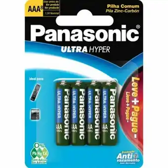 Pilha palito panasonic oferta embalagem 8 un