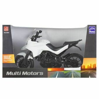Moto de brinquedo branca multi motors roma brinquedos