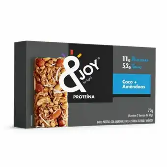 Barras de nuts enjoy proteina coco e amêndoas 70g
