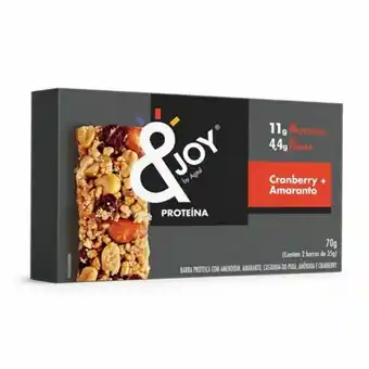 Barras de nuts enjoy proteina cranberry amaranto 70g