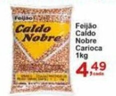 Rossi Supermercado Feijão Caldo Nobre Carioca 1kg oferta