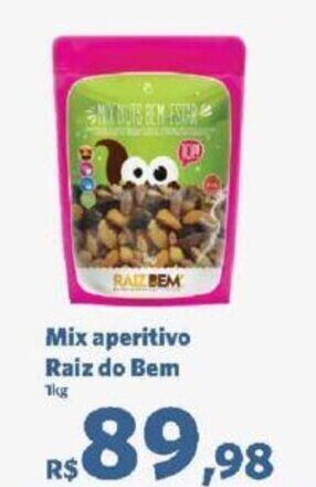 Mix aperitivo Raiz do Bem 1kg