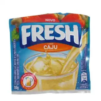 Cidade Supermercados Refresco em pó fresh caju 10g oferta