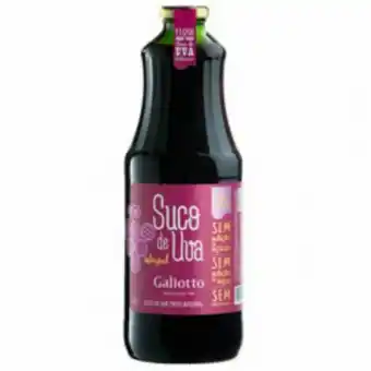 Suco de uva tinto galiotto integral 1,5l