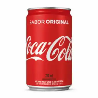 Cidade Supermercados Refrigerante coca cola tradicional lata 220ml oferta