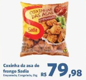 Sam's Club Coxinha da asa de frango Sadia Empanada, Congelada, 2kg oferta