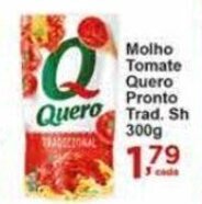 Rossi Supermercado Molho Tomate Quero Pronto Trad. Sh 300g oferta