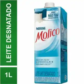 Cidade Supermercados Leite uht molico desnatado vitaminado edge 1l oferta