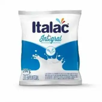 Leite em pó italac integral sachet 200g