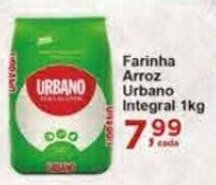 Rossi Supermercado Farinha Arroz Urbano Integral 1kg oferta