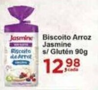 Rossi Supermercado Biscoito Arroz Jasmine s/ Glutén 90g oferta