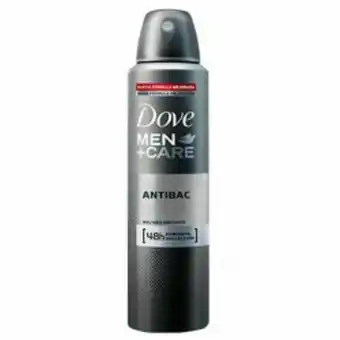 Desodorante aerosol dove men silver control 89gr