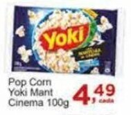 Rossi Supermercado Pop Corn Yoki Mant Cinema 100g oferta