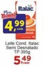 Rossi Supermercado Leite Cond. Italac Semi Desnatado TP 395g oferta