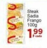 Rossi Supermercado Steak Sadia Frango 100g oferta