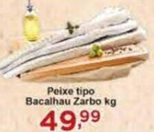 Rossi Supermercado Peixe tipo Bacalhau Zarbo kg oferta