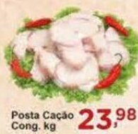 Rossi Supermercado Posta Cação Cong. kg oferta