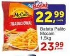 Rossi Supermercado Batata Palito Mccain 1,5kg oferta