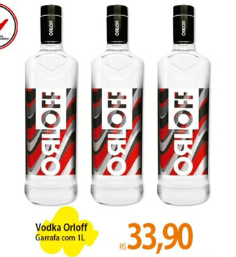 Atacadão Vodka Orloff Garrafa com 1L oferta