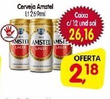 Cerveja Amstel Lt 269ml