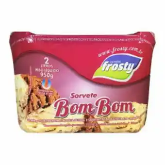 Cidade Supermercados Sorvete frosty 2l bom bom oferta