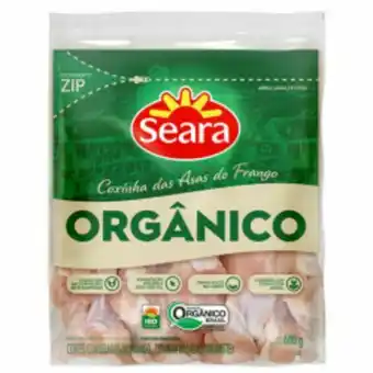 Cidade Supermercados Coxinha asa de frango seara orgânico iqf 600gr oferta