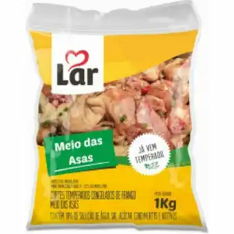 Cidade Supermercados Meio asa frango lar temperado 1kg oferta