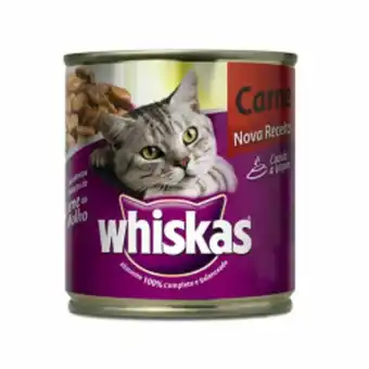 Patê whiskas lata sabor carne 290g