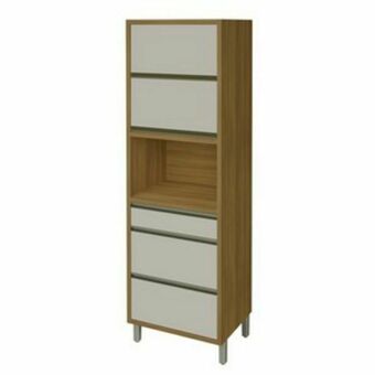 Lojas Guido Paneleiro baronesa 100% mdf /freijo /off white oferta