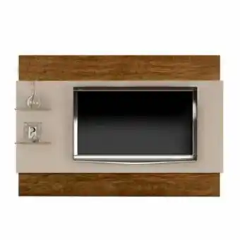 Lojas Guido Painel turim + kit led (suporta tv's de até 65 polegadas) ./off white/ype oferta