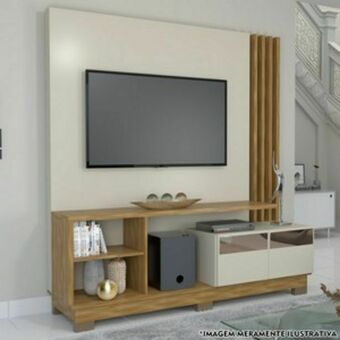 Home denver luxo 1,60mt ./freijo /gold perola