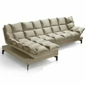 Lojas Guido Sofá 3 lugares luxor (2+1) c/chaise 1,90m tc pr 181 ./bege oferta