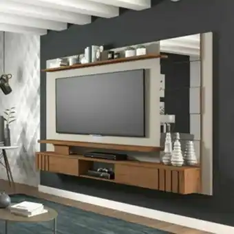 Lojas Guido Painel murano - suporta tv's de até 65" - (larg.: 2,16m) ./off white/savana oferta