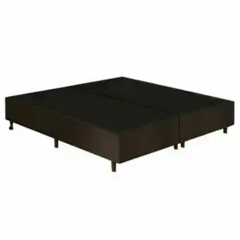 Lojas Guido Conjunto de base p/ cama queen gazin good like sued velud 158x198x27 ./café (duas unidade) oferta