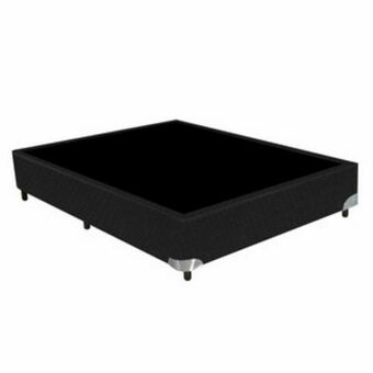 Lojas Guido Base cama casal gazin convencional 138x188x27 ./preta oferta