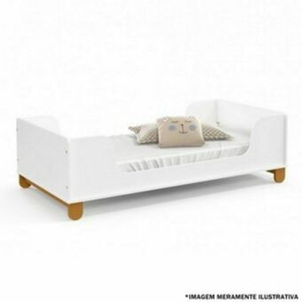 Mini cama zupy laqueado eco wood ./branco soft