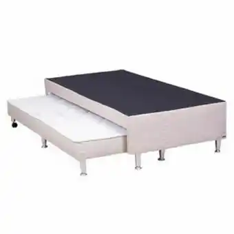 Lojas Guido Base p/ cama solteiro com cama auxiliar palace 88x188 (38487) ./bege oferta