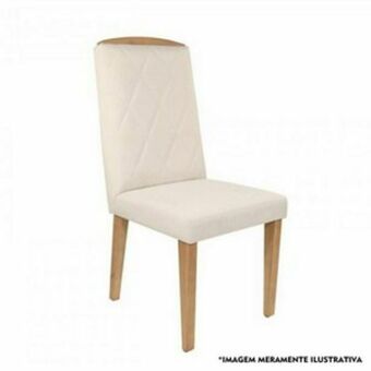 Lojas Guido Cadeira daisy (estrutura e pés de madeira) bege ./cinamomo oferta