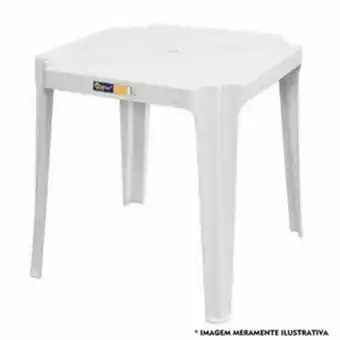 Lojas Guido Mesa solplast coruripe 70x70 cm quadrada ./branca oferta