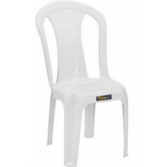 Cadeira solplast bistrô pratagy ./branca