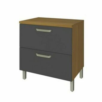 Lojas Guido Balcão princesa (80 cm) 100% mdf 1 porta 1gvt 500348 ./freijo/grafite oferta