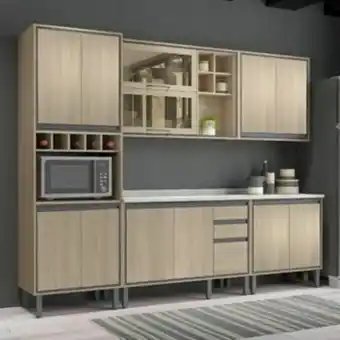 Cozinha completa canela (5 peças) /salina