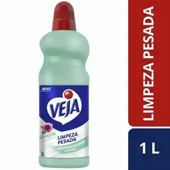 Desinfetante veja limpeza pesada floral campestre 1l