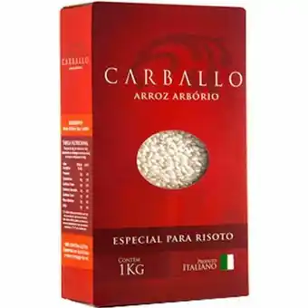 Arroz arbóreo carballo pacote 1kg