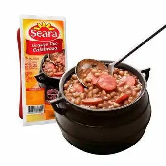 Supermercado Taquaral Linguiça calabresa seara 400g oferta