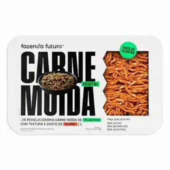 Carne moída vegana fazenda futuro 270g